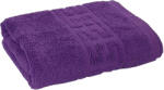 Ralex Pucioasa Prosop baie de corp 70x140 cm Bumbac 100%, Greek Border 500 grame/mp, Mov Prosop