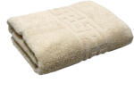 Ralex Pucioasa Prosop baie de corp 70x140 cm Bumbac 100%, Greek Border 500 grame/mp, Bej Prosop
