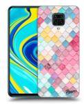 Picasee Átlátszó szilikon tok az alábbi mobiltelefonokra Xiaomi Redmi Note 9S - Colorful roof