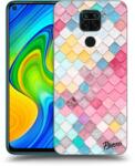 Picasee Fekete szilikon tok az alábbi mobiltelefonokra Xiaomi Redmi Note 9 - Colorful roof