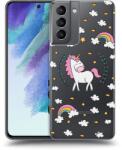 Picasee Átlátszó szilikon tok az alábbi mobiltelefonokra Samsung Galaxy S21 FE 5G - Unicorn star heaven