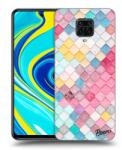 Picasee Fekete szilikon tok az alábbi mobiltelefonokra Xiaomi Redmi Note 9 Pro - Colorful roof