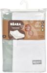 Beaba Husă pentru saltea de schimb Sofalange Green Beaba verde cu margine 100% bumbac organic pentru 0-36 luni (BE920385) Saltea de infasat
