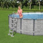 Bestway Scară de siguranță piscină cu 4 trepte Flowclear, 122 cm (93340)
