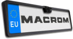 Macrom M-RC1770HQ Univerzális EU rendszámtartó, beépített tolatókamerával - hififutar
