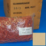  Gumigyűrű 50/3 mm piros cca. 1160 db/kg