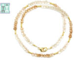  Colier din Topaz Imperial Disc Fatetat - 2-4 x 4-5 mm - Accesorii Gold Filled - 1 Buc
