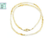 Colier Citrin Rotund Fatetat 3x3 mm - Accesorii Gold Filled - 1 Buc