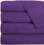 Ralex Pucioasa Pachet 5 prosoape baie 50x90 cm Bumbac 100%, Greek Border 500 grame/mp, Mov Prosop