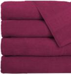Ralex Pucioasa Pachet 5 prosoape baie 50x90 cm Bumbac 100%, Greek Border 500 grame/mp, Rosu Prosop
