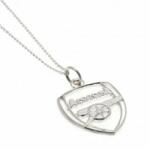  FC Arsenal lănțișor de gât cu pandantiv Silver Pendant & Chain CR