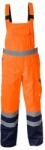 LAHTI PRO Pantalon Reflectorizant Cu Pieptar / Portocaliu - M (l4110402) - vexio