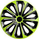  NRM Dísztárcsa FIAT 15", STRONG DUOCOLOR zöld-fekete 4 db