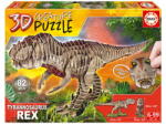 Educa 82 db-os 3D Creature puzzle - Tyrannosaurus Rex (19182) (19182)