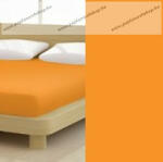 Mr Sandman Jersey gumis lepedő, 180-200x200 cm, 135 g/nm, Orange/Narancs (265)- Mr Sandman