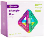 Magspace Set magnetic 10 pcs Magspace - Triangle Jucarii de constructii magnetice