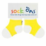 Sock on Sock ons - zoknitartó 0-6hó citromsárga (SOCKO1006)