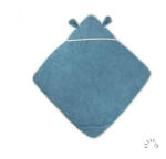 Popolini kapucnis törölköző, fülecskés - Kék L (090431-31-434L)