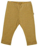 Popolini Iobio biopamut leggings, nadrág - Méret 74/80 Szín sárga-szürke csíkos (92100-01-35074)