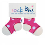 Sock on Sock ons - zoknitartó - Pöttyös 0-6 hó (SOCKO1012)