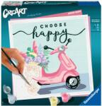 Ravensburger Creart - Pictura Scuter Choose Happy - Rvspbn20125 (rvspbn20125)