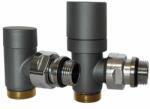 IRSAP Kit robinet tur-retur termostatizabil grey medium IRSAP (VALKROSQUCU4D)