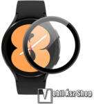 ENKAY Samsung Galaxy Watch4 44mm (SM-R870), ENKAY okosóra flexibilis üvegfólia, Full cover, 1db, Fekete