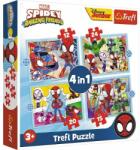Trefl Pókember csapata 4 az 1-ben puzzle (34611)