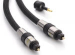 Eagle Cable Deluxe optikai audio kábel mini adapterrel fekete 10m (100821100)