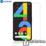 SUNSHINE Hydrogel TPU képernyővédő fólia - Ultra Clear, ÖNREGENERÁLÓ! - 1db, TOKBARÁT - Google Pixel 4a