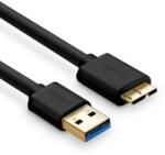  USB 3.0 Male Type A to Micro B USB adatkábel / töltőkábel külső HDD / winchester / merevlemez 50cm fekete