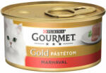 Gourmet Marhával pástétom nedves macskaeledel - 4x85 g