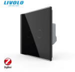 Livolo Intrerupator tactil dublu cap scara cruce zigbee cu control din aplicatia Livolo serie noua (VL-FC2SZ-2G-B)