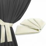 Mondo Italia Szalag a kerti függöny rögzítéséhez 160x8 cm krém