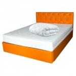  Set Saltea ortopedica, Terra Standard Spring Comfort 180x200x26cm, cu plasa de arcuri Bonell, husa detasabila tricot, hipoalergenica, fermitate mediu spre tare, Saltsib plus pilota vara, 180x200cm, ma