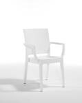 Novussi Sidney műrattan kerti szék Fehér