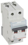 Legrand 403380 TX3 Kismegszakító. 2P, 2A, B karakterisztika, 6kA (403380)