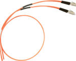 Legrand 033075 patch kábel optika OM2 (UPS) multimódusú SC/LC duplex 50/125um LSZH (LSOH) narancs 1 méter LCS3 ( Legrand 033075 ) (033075)