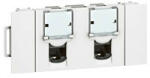 Legrand 076546 LCS2 Cat. 6 FTP 2xRJ45 Program Mosaic aljzat DLP csatornához ( Legrand 076546 ) (076546)