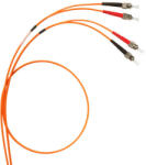 Legrand 033081 patch kábel optika OM2 (UPS) multimódusú ST/ST duplex 50/125um LSZH (LSOH) narancs 2 méter LCS3 ( Legrand 033081 ) (033081)
