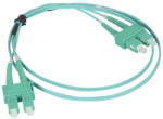 Legrand 032630 patch kábel optika OM4 multimódusú SC/SC duplex 50/125um LSZH (LSOH) kék 1 méter LCS3 ( Legrand 032630 ) (032630)