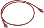 Legrand 051855 patch kábel RJ45-RJ45 Cat6 árnyékolt (F/UTP) LSZH (LSOH) 2 méter piros d: 6mm AWG26 LCS3 ( Legrand 051855 ) (051855)