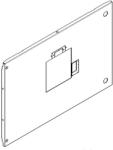 Legrand 021072 XL3 4000 fém előlap 400mm kikocsizható motoros hajtású DPX3630-hoz ( Legrand 021072 ) (021072)
