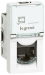 Legrand 076582 Program Mosaic RJ45 aljzat Cat 6 FTP, 1 modul, fehér, antimikrobiális ( Legrand 076582 ) (076582)