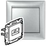 Legrand Valena 770246 Informatikai csatlakozóaljzat 1xRJ45 Cat6 UTP aluminium burkolattal keret nélkül (Legrand 770246) (770246)