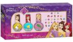 Disney Princess Set manichiura pentru fetite Printesele Disney, 4 ml, 3 lacuri, 36 stickuri, 3 ani+ (DY1676)