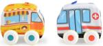 Huanger Комплект меки играчки Huanger - Инерционни коли, линейка и павилион (109263) - ozone