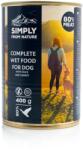 Simply from Nature Wet Food for dogs duck and carrot 400 g