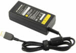 Utángyártott Lenovo 45N0238 rectangle shape (szögletes) 20V 4.5A 90W fekete notebook/laptop hálózati töltő/adapter utángyártott