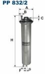 FILTRON filtru combustibil FILTRON PP 832/2 (PP 832/2) - automobilus